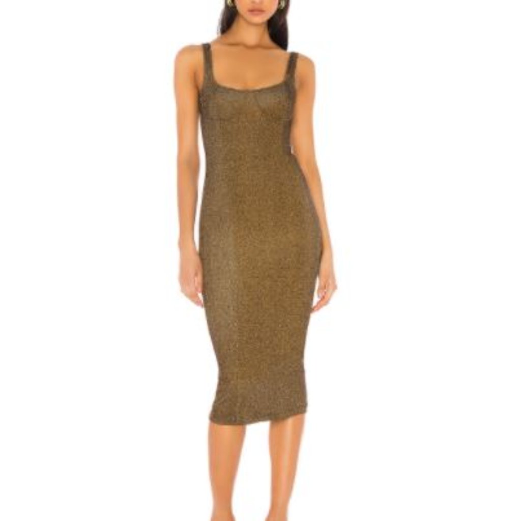 Capulet Lola Bustier Bodycon Dress Speckle Small